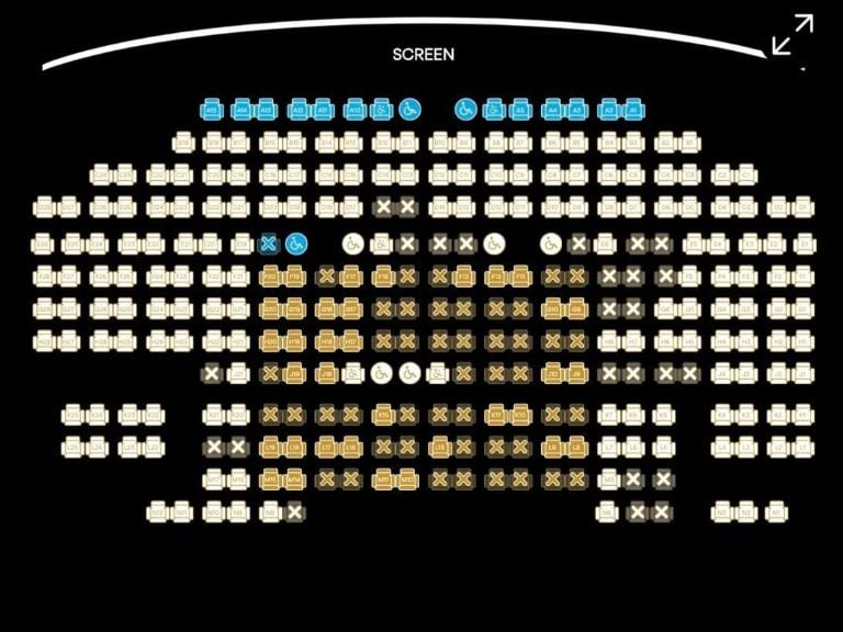 cinema seats location